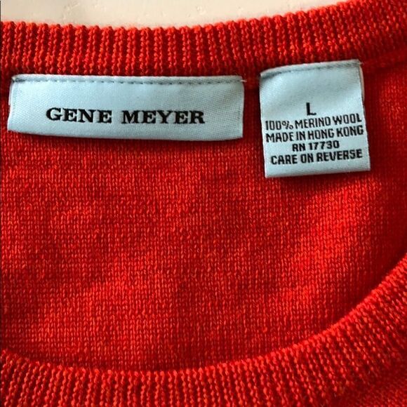 Gene Meyer Sweater Sz. L - Picture 2 of 4